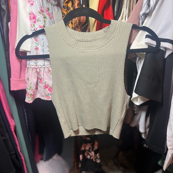 aerie Tops - Aerie ribbed crop top